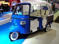 Piaggio lanza el nuevo APE Calessiano 200, pasado y futuro de la movilidad