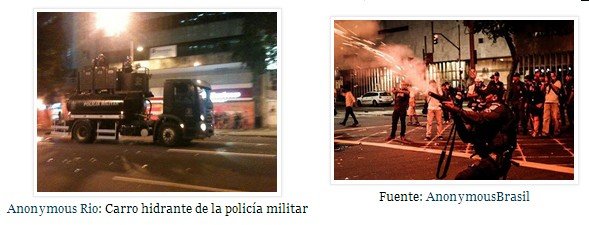 Noche de violencia en Rio de Janeiro