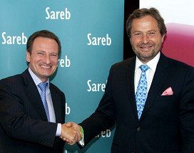 Miguel Ángel Luna, director de Banca de Clientes de Banco Popular y Walter de Luna, director general de Sareb.