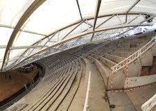 La cubierta de la plaza de toros de Las Ventas se desplomó justo cuando el Comité calificador de los JJ.OO. iba a visitarla.