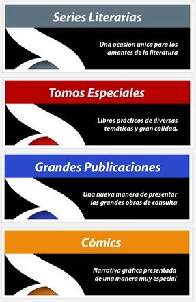 Signo editores dispone de diversas líneas editoriales destinadas a necesidades diferenciadas, desde el cómic hasta las grandes publicaciones destinadas a empresas.