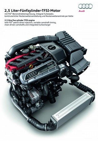 Audi RS Q3: el automóvil de serie más potente fabricado en España