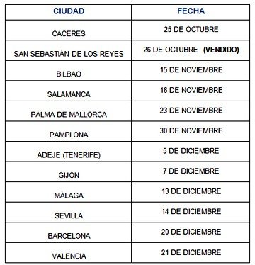 Dani Martín protagonizará la Gira LKXA 2013