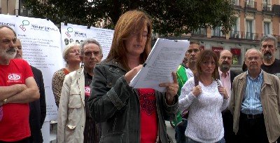 Convocan en plena Gran Vía Madrileña un acto en defensa de las pensiones públicas