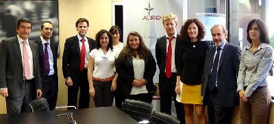 Tres universitarios madrileños, auditores por un día en Auren