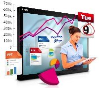 Charmex presenta la gama de monitores interactivos Clevertouch de Sahara