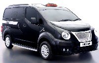 Año nuevo, taxi londinense nuevo