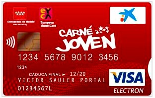 CaixaBank emitirá el nuevo carné joven de la Comunidad de Madrid