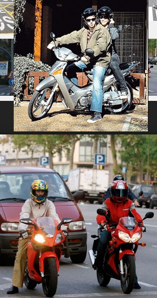 La moto es un actor habitual en la movilidad urbana.
