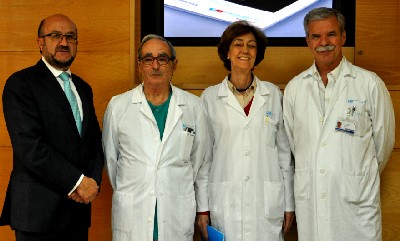 Excelente trabajo desarrollado por el equipo. En la foto, Máximo Mateo, Manuel Lamas, Pilar Moreno y Gonzalo Garzón.