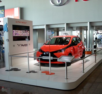 El nuevo Toyota AYGO aterriza en el Aeropuerto de Bruselas