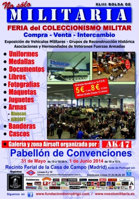 En marcha la Feria "No solo Militaria"