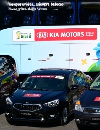 Kia entrega más de 400 coches para la Copa del Mundo de Fútbol 2014