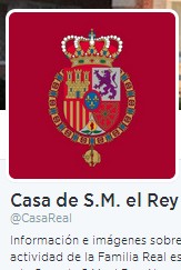 El Twitter de la Casa Real exhibe ahora el nuevo emblema del Rey Felipe VI.