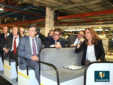 Embajadores de la UE visitan Opel Aragón