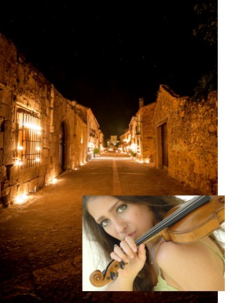 Pedraza reúne un marco incomparable para un evento cultural que cuenta cada vez con más seguidores. En la foto, la violinista Leticia Moreno, que tocará un violín de Nicola Gagliano de 1762.