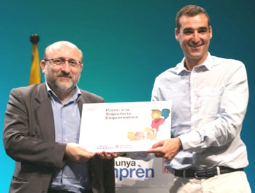 Miguel Vicente, premio a la Trayectoria Emprendedora en el 1er Congrés Catalunya Emprèn