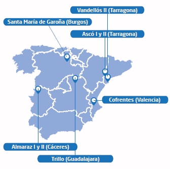 El 19,76% de la electricidad consumida en España se ha generado en las centrales nucleares