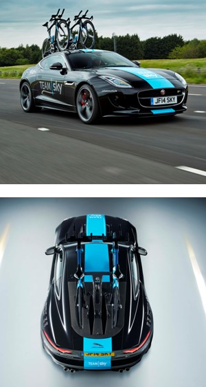 La división Special Operations de Jaguar Land Rover crea un F-TYPE exclusivo para apoyar al Team Sky