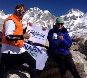 Cuatro jóvenes diabéticos acompañarán al Everest, de la mano de Telefónica, al alpinista Josu Feijoo