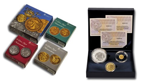 Los juegos de monedas pueden adquirirse juntos o por separado.