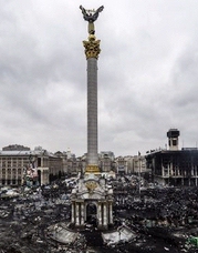 Kiev, capital de Ucrania, nunca volverá a ser lo que fue tras las actuaciones de las guerrillas pro-occidentales.