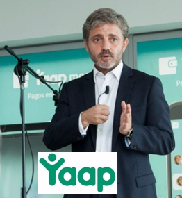 Carlos Beldarrain, CEO de Yaap, durante la presentación en Madrid.