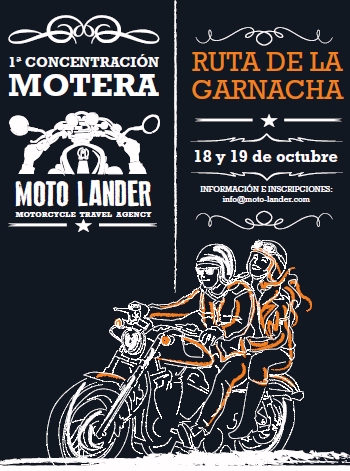 Moto-Lander celebra esta I Jornada motera Ruta de la Garnacha