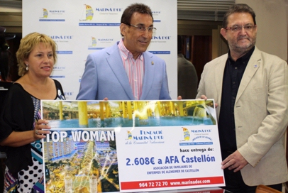 Entregan el Premio Top Woman de Marina d'Or a la delegación de Afa Castellón