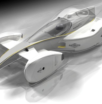 Dunlop presenta el coche de carreras del futuro