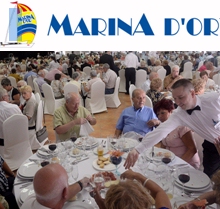La gente mayor de Oropesa del Mar celebra su comida de Hermandad en Marina d'Or
