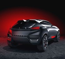 Peugeot Concept Quartz, el crossover del futuro presentado en el Salón de Paris