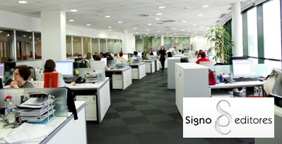 Signo editores es una gran compañía editora que cuenta con 22 oficinas repartidas por toda España y más de 800 empleados y colaboradores directos.