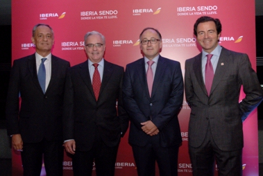 En la foto, Javier Amo, Enrique Dupuy, Luis Gallego y Pablo Cavero.