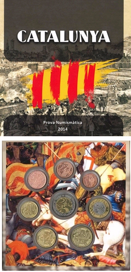 Una cuidadísima edición y una esmerada acuñación de las monedas hacen de este juego de monedas de proclamación se convierten en una ocasión única de recordar este momento histórico para muchos catalanes.