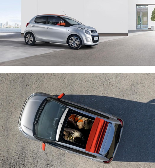 Citroën C1 juvenil, descapotable y 100% conectado