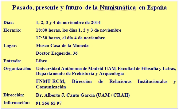 Ciclo de conferencias con ocasión del 50 Aniversario de la Real Casa de la Moneda-FNMT