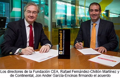 Fundación CEA y Continental Neumáticos firman un acuerdo para promover una movilidad segura y eficiente