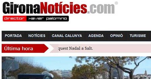 El portal Gironanoticies.com estrena un diseño más interactivo