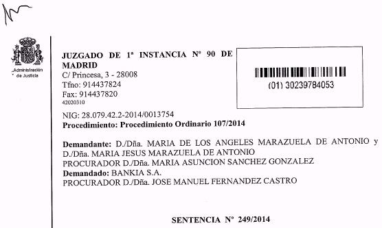 Nueva condena contra Bankia