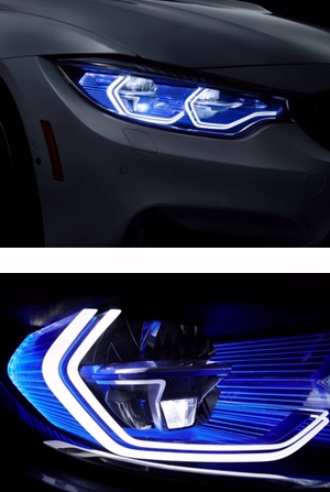 BMW M4 Concept Iconic Lights, el láser llega a la automoción