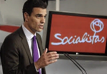 El joven Pedro Sánchez y el jovencísimo Garzón