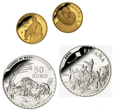 Los “Tesoros de Museos Españoles” en monedas de oro y plata