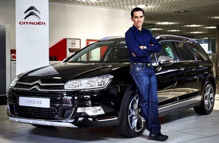 Alberto Contador y Citroën se preparan para la temporada ciclista