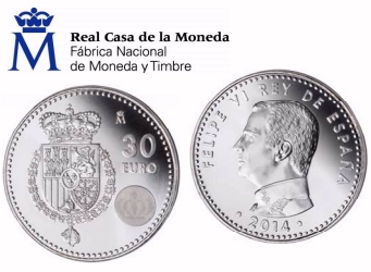 La Real Casa de la Moneda-FNMT lanza una nueva moneda conmemorativa de la Proclamación del Rey Felipe VI