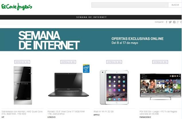El Corte Inglés celebra el Día mundial de Internet