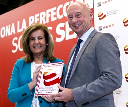 El Gobierno reconoce la formación dual de SEAT que facilita el acceso de los jóvenes al mercado laboral