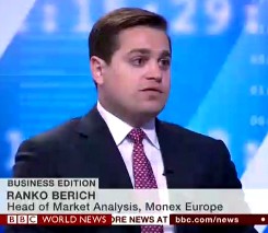 Ranko Berich es jefe analista de mercados en el grupo financiero Monex Europe.