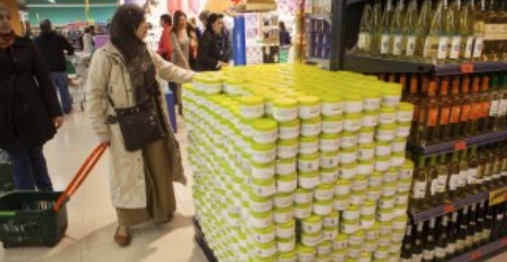 El gasto alimentario total en España descendió un 3,2% en 2014