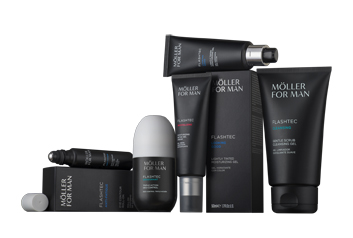 Möller for Man presenta Flashtec, tecnología cosmética de alta velocidad